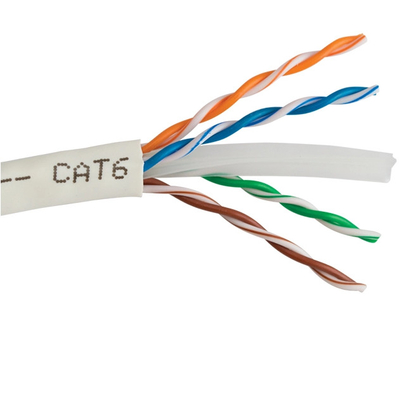SF/UTP 6 appareille le chat 6 UTP d'intérieur Lan Cable de 24AWG 23AWG Cat5e