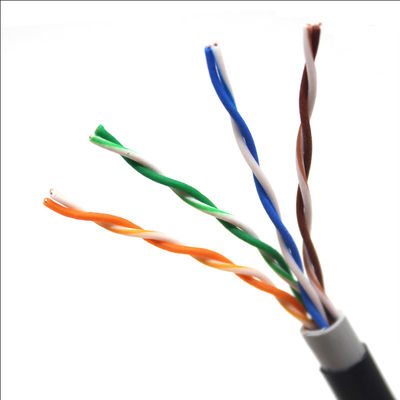 Câble Ethernet imperméable extérieur de cuivre du conducteur CCA Cat5e 1000 pi