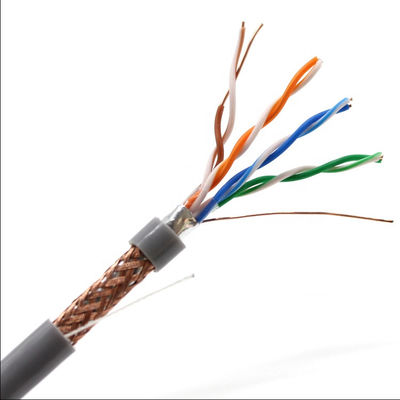Ftp Cat5e LAN Cable, 4 paires du CU CCA STP de ROSH 0.5mm de câble de Cat5e