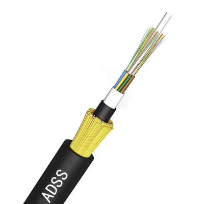 4 12 24 48 96 144 câbles optiques lâches extérieur de fibre de tube du noyau ADSS