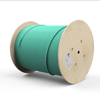 La gaine de turquoise de GJFJV a fortement protégé le câble d'intérieur de la fibre multimode 0M3-150