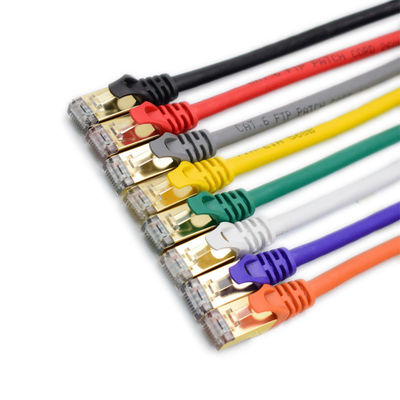 Corde de correction d'intérieur de ftp Cat5e d'UTP de veste de PVC du connecteur RJ45, câble Ethernet de 10m Cat5e