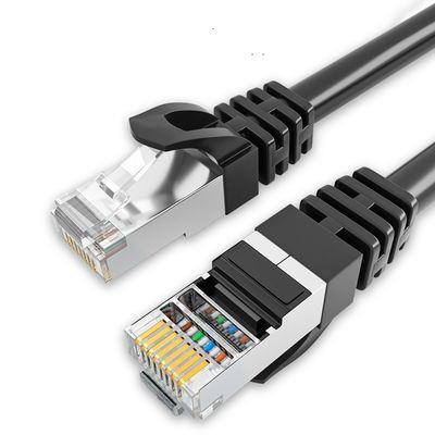 Tête faite sur commande en métal de gaine de PVC de LAN Cable de réseau de la longueur Cat6