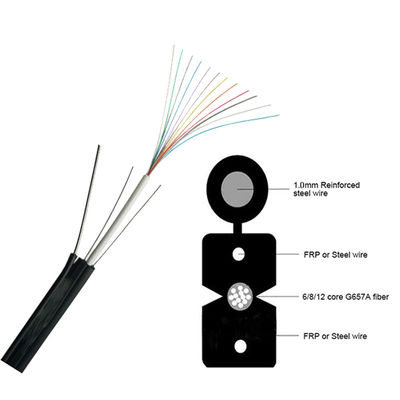 Câble optique aérien autosuffisant de fibre de G657A2 GJYXFDCH