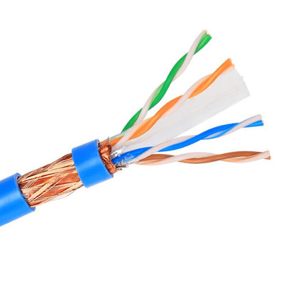 Ethernet d'intérieur Lan Cable For Telecommunication de SFTP STP Cat6a