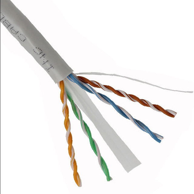 SF/UTP 6 appareille le chat 6 UTP d'intérieur Lan Cable de 24AWG 23AWG Cat5e