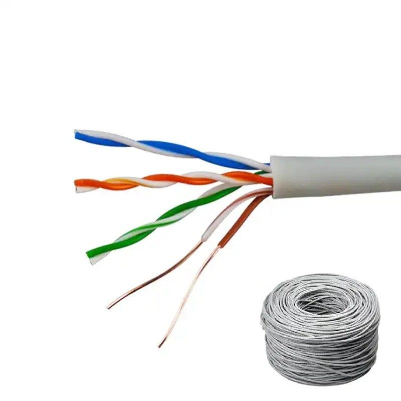 Cable UTP de réseau sécurisé de catégorie 5e avec matériau de conducteur CCA en cuivre