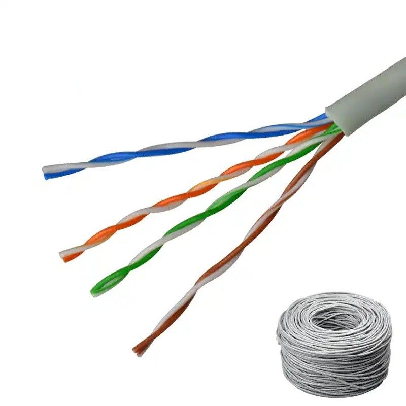 Cable RJ45 LAN Catégorie 5e 24 AWG Épaisseur du conducteur Veste en PVC pour une connectivité transparente