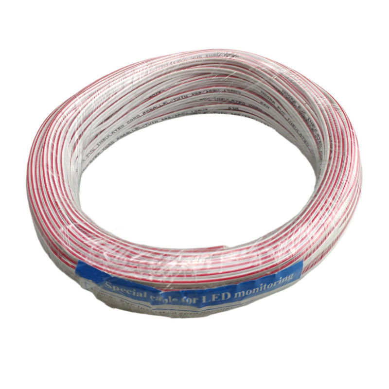 19 AWG 100m longueur câble d'alimentation pour deux câbles LED de surveillance