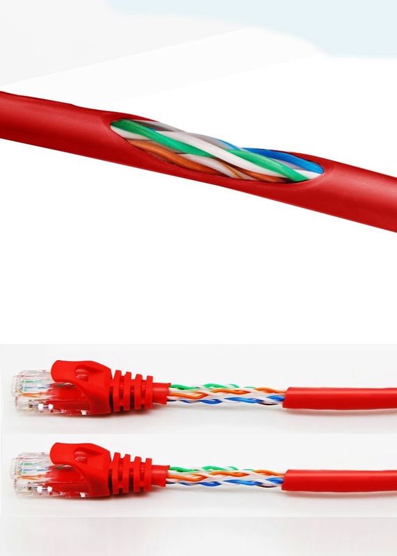 UTP Shield 24AWG Cat6 Patch Cord Ethernet Patch Cable pour une connectivité transparente