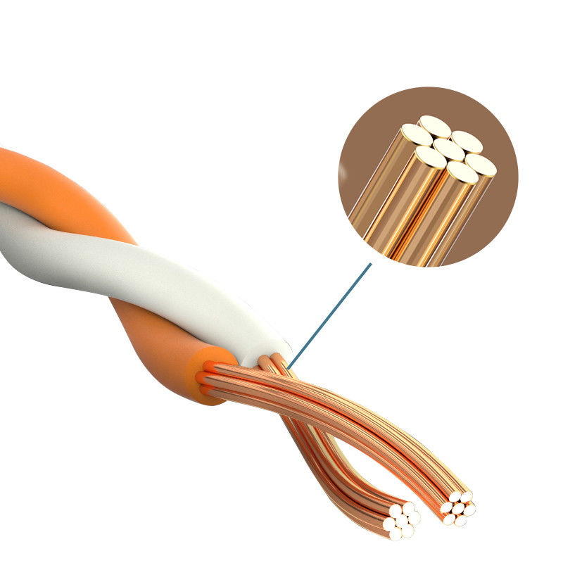 UTP 4 APPAREILLE la corde de correction de 24AWG 1M Cat 5e, 50 pi de câble Ethernet de Cat5e