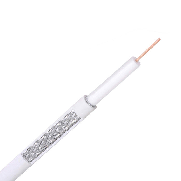 Télévision en circuit fermé CCA de CATV puisque 50 câble coaxial de l'ohm RG6 de l'ohm 75 pour l'Internet