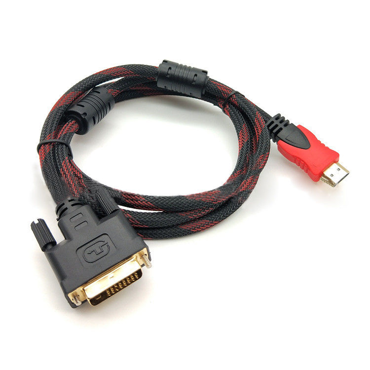 Grande vitesse de 24K plaquée par or HDMI avec l'Ethernet pour l'affichage à cristaux liquides DVD TVHD XBOX PS3