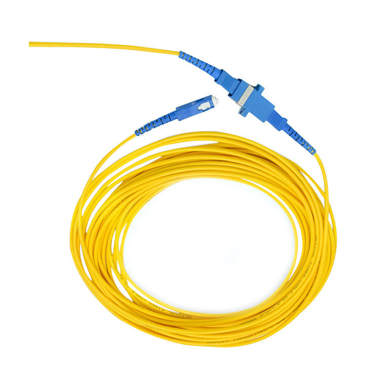 Corde de correction optique duplex de fibre de Sc UPC-SC UPC du mode unitaire 9/125