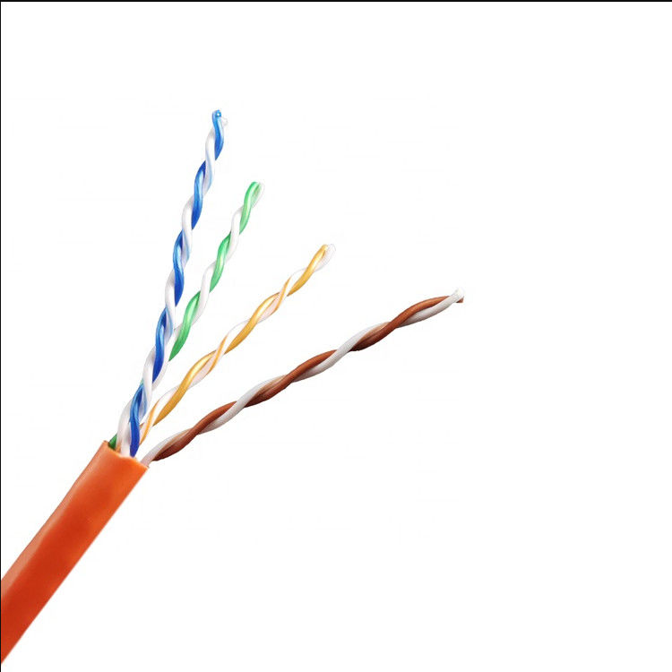 câble de données de ftp STP de 0.5mm-0.51mm Cat5e UTP 24AWG, câble de données de Cat5e