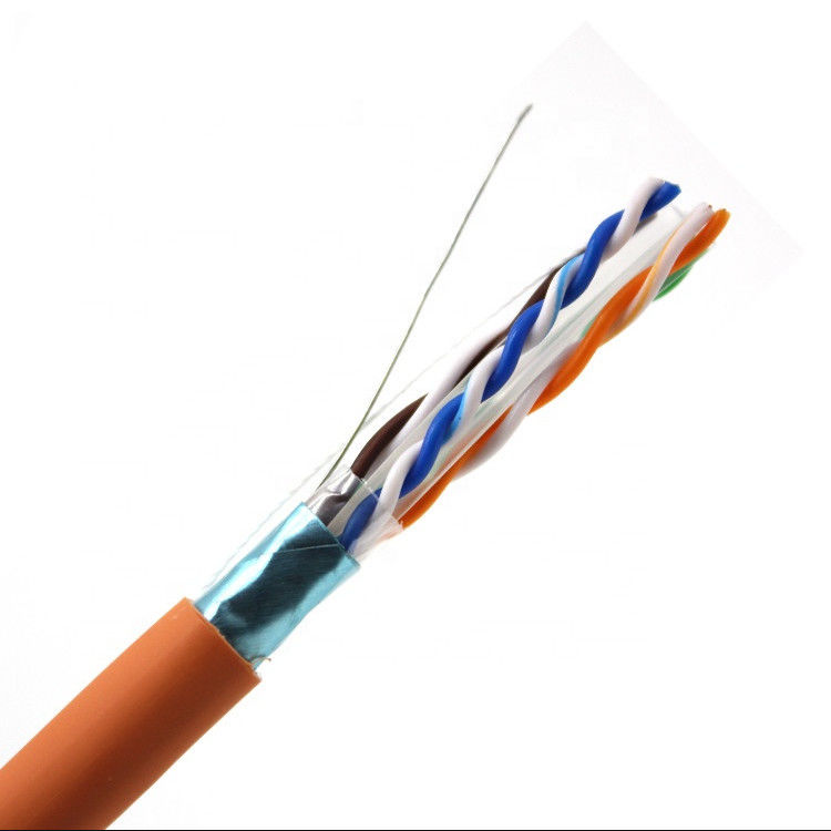 1000ft 2 paires 4 paires d'Al Tape Cat 6 LAN Cable, a protégé le cuivre du CU CCA de câble Ethernet du chat 6