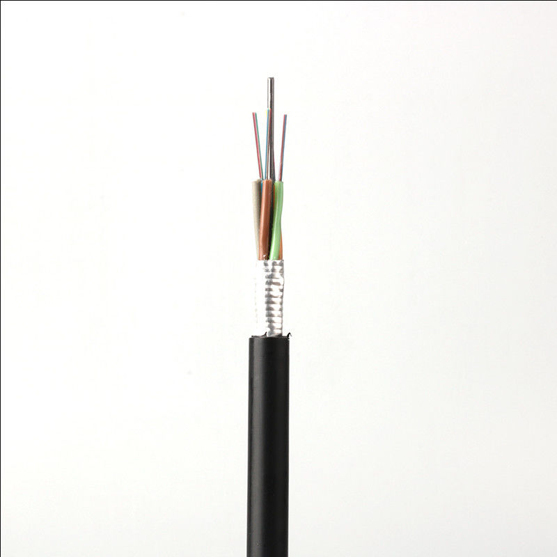 24 modes unitaires enterrés directs extérieurs de câble optique de fibre du noyau GYTS
