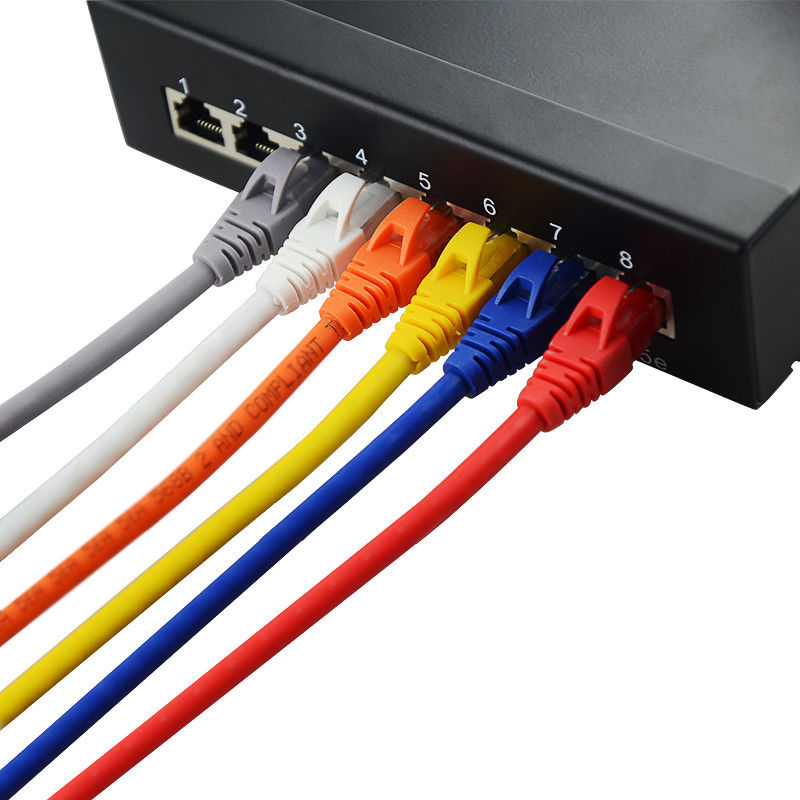 la correction de câble de réseau Ethernet de 10m 34AWG attachent le chat 6 d'UTP