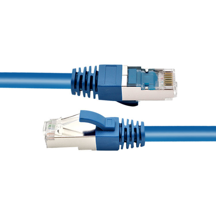 RJ45 SFTP a protégé la prise de corde de correction de réseau du chat 6 avec la botte de moulage