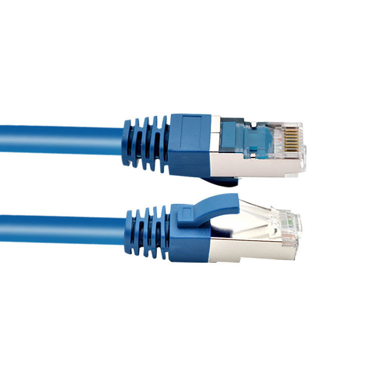 RJ45 SFTP a protégé la prise de corde de correction de réseau du chat 6 avec la botte de moulage