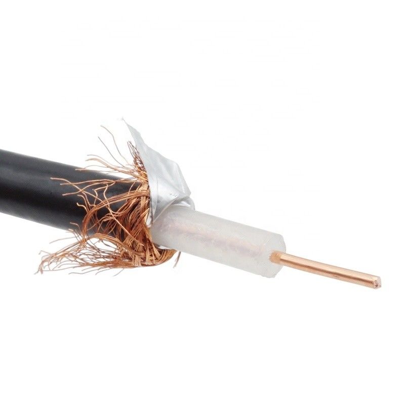 RG6 RG7 RG213 RG11 rf RG58 TV coaxiale câblent la couleur noire