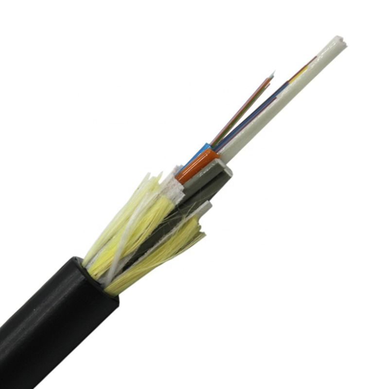 10 diélectrique aérien aérien de câble optique de fibre du mode unitaire G657A de SM de noyau