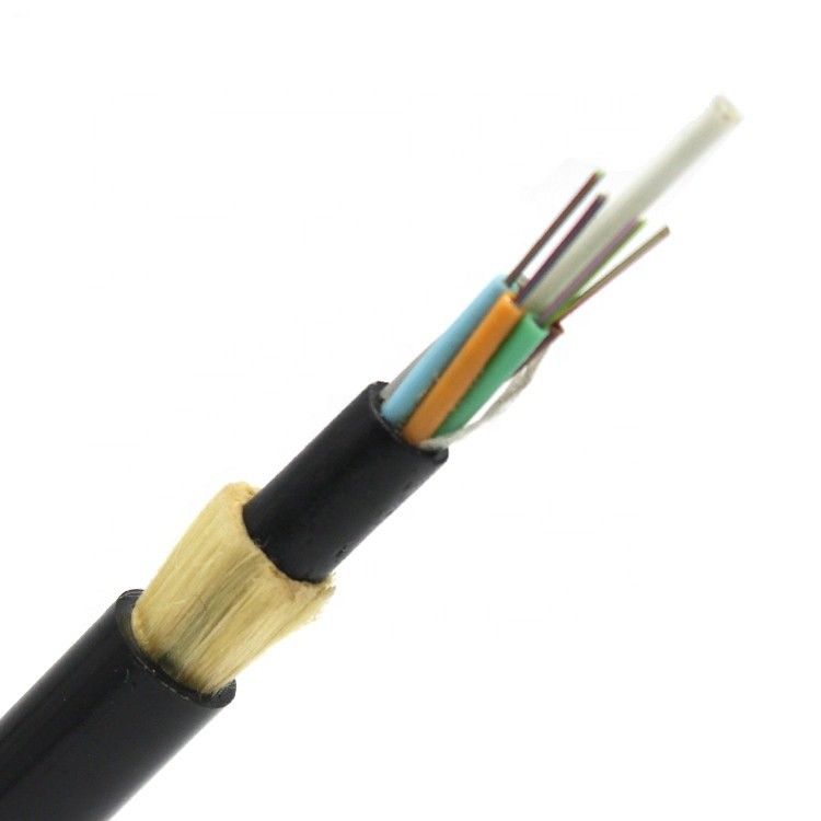 10 diélectrique aérien aérien de câble optique de fibre du mode unitaire G657A de SM de noyau