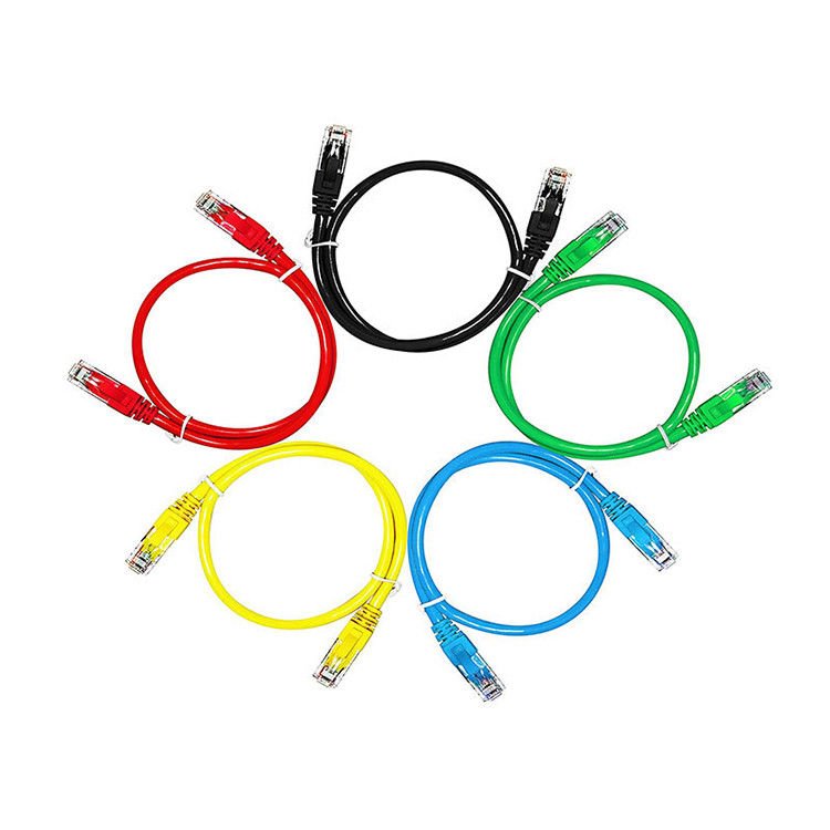 PVC nu LSZH 3M 5M 10m Network Patch Cord de l'en cuivre 26AWG