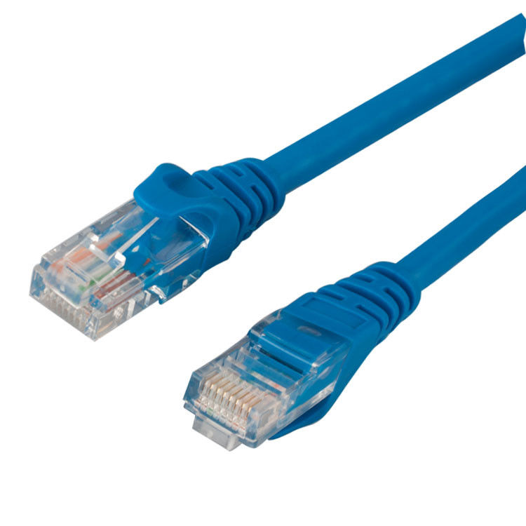Câble de corde de correction de connecteur du réseau RJ45 d'UTP Cat5 pour la télécommunication