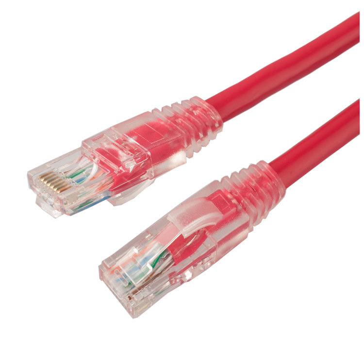 Câble de corde de correction de connecteur du réseau RJ45 d'UTP Cat5 pour la télécommunication