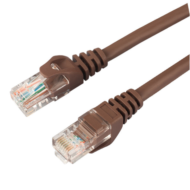 Câble de corde de correction de connecteur du réseau RJ45 d'UTP Cat5 pour la télécommunication