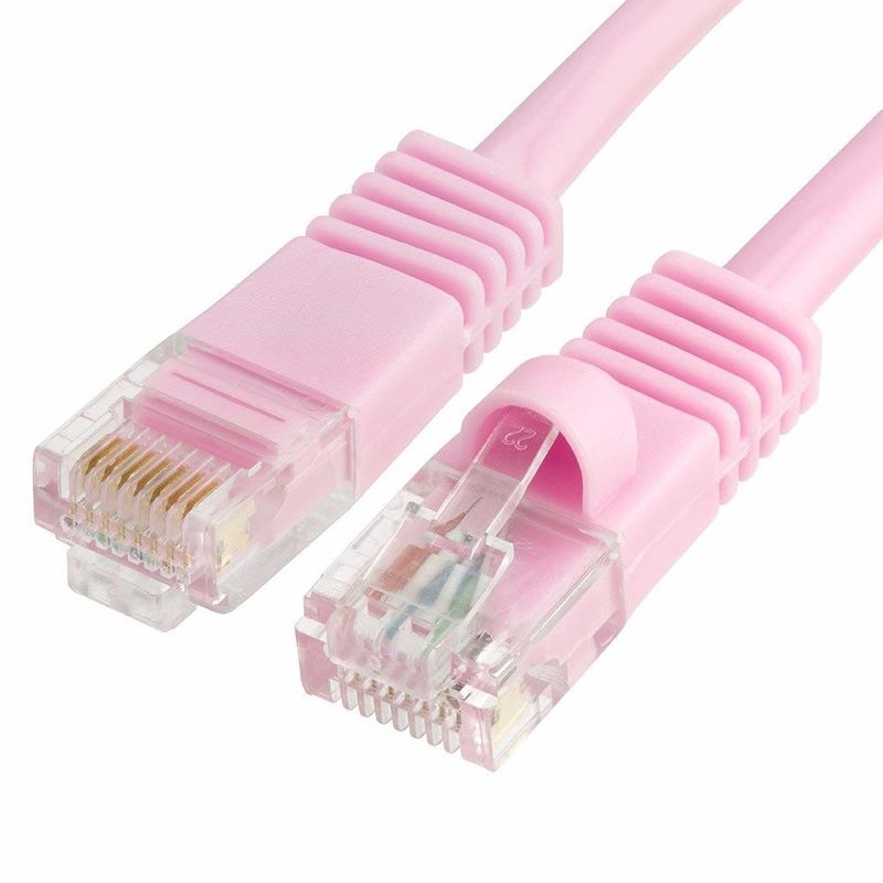 Le câble et les connecteurs du chat 5 d'UTP de réseau câblé de Cat5 5e 6 raccordent le câble dans la mise en réseau