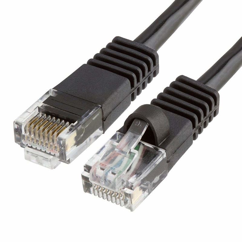 Le câble et les connecteurs du chat 5 d'UTP de réseau câblé de Cat5 5e 6 raccordent le câble dans la mise en réseau