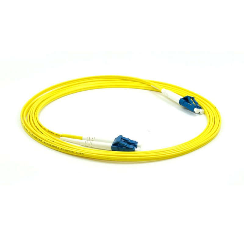 Corde de correction optique de fibre de noyau de Sc 12 de tresse de corde de câble de correction du SM G652D G657A de Sc UPC FC LC