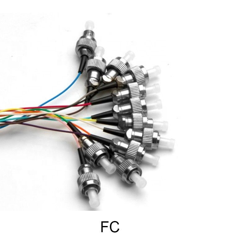 Corde de correction optique de fibre de noyau de Sc 12 de tresse de corde de câble de correction du SM G652D G657A de Sc UPC FC LC