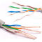 Câble de PVC Cat5e d'en cuivre de bouclier de 24AWG ANATEL non, câble Ethernet câblant le chat 5e