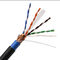 le twisted pair SFTP Cat6 de PVC 4P de 305M a protégé le câble Ethernet, câble de PVC de SFTP Cat6