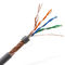 Ftp Cat5e LAN Cable, 4 paires du CU CCA STP de ROSH 0.5mm de câble de Cat5e