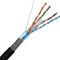 0.56mm Rj45 Cat6 LAN Cable, le câble Cat6 souterrain extérieur imperméabilisent