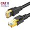 La torsion faite sur commande de SFTP appareille le chat externe 8 Cat7 du câble Ethernet RJ45
