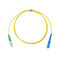 Pullover optique duplex de fibre de corde de correction de fibre du mode unitaire G657A G652D de Sc RPA LC UPC